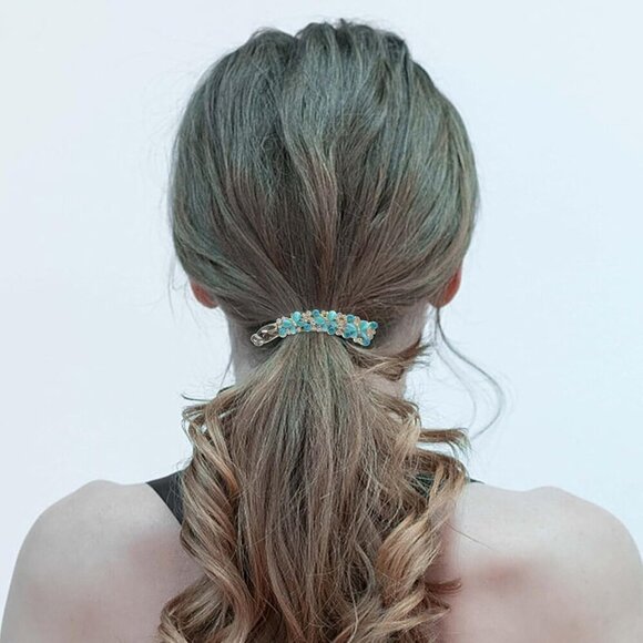 Rhinestone Banana Hair Clips for Women Lightweight Comfortable for Fine Hair main image 2